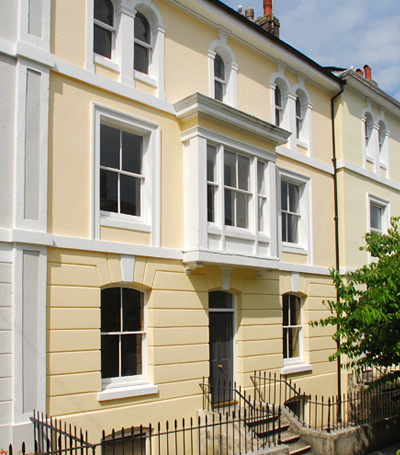 Georgian listed buildings, beautifully restored